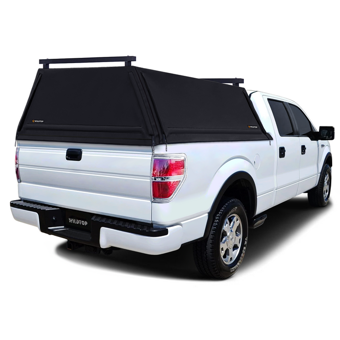 WildTop Soft Truck Cap For 2009-2014 Ford F150 6.5 ft Styleside Bed (78.8 in)