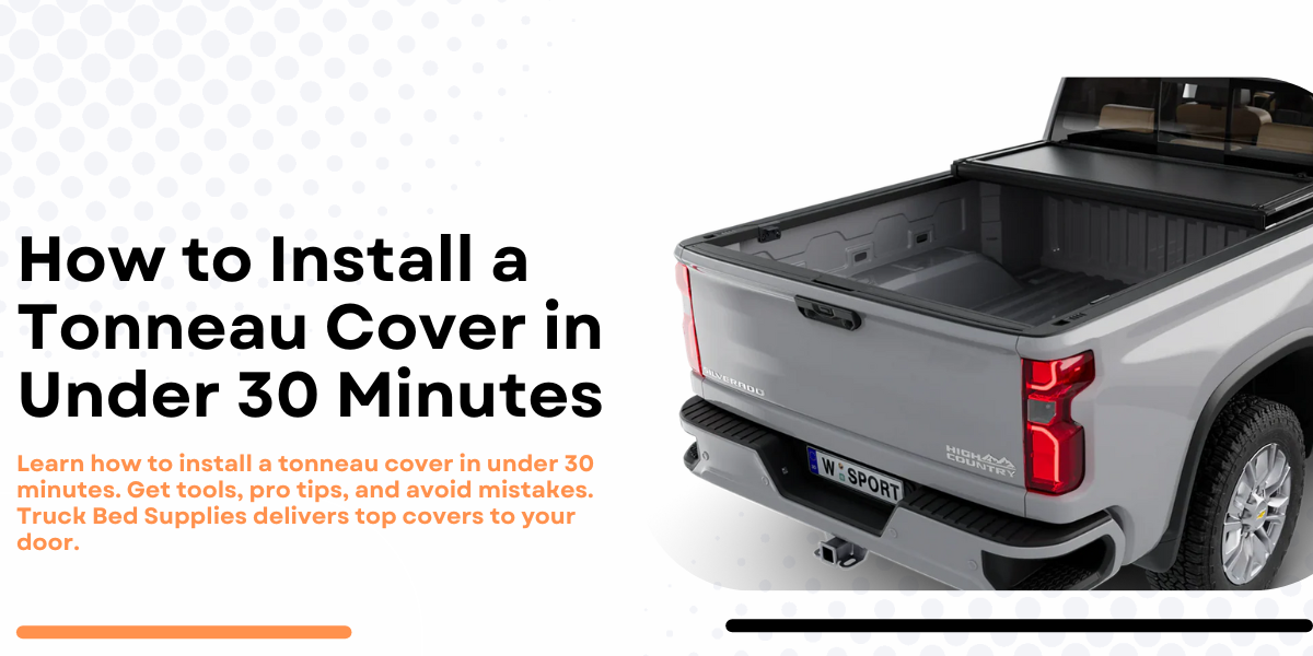 How to Install a Tonneau Cover in Under 30 Minutes