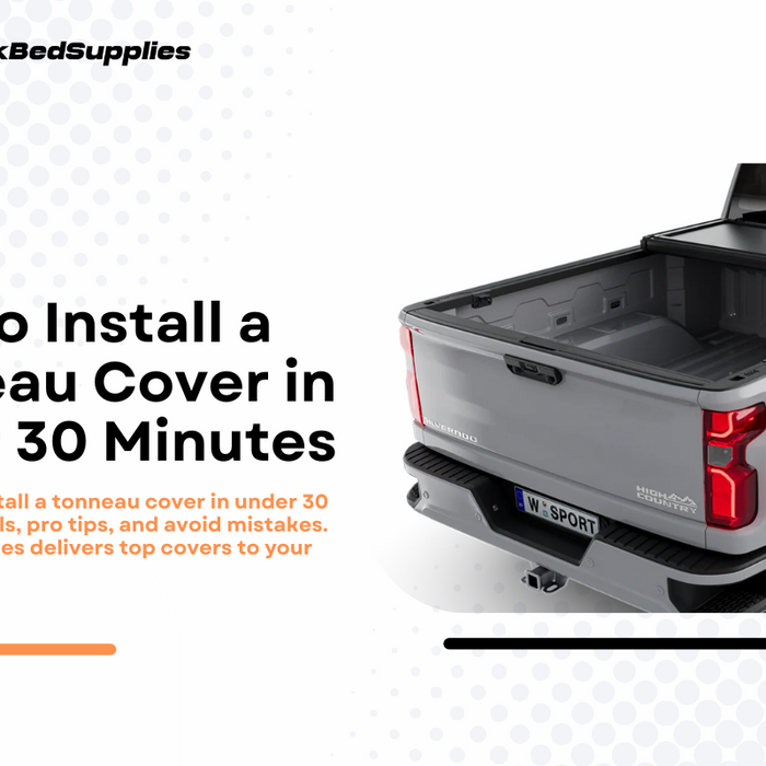 How to Install a Tonneau Cover in Under 30 Minutes