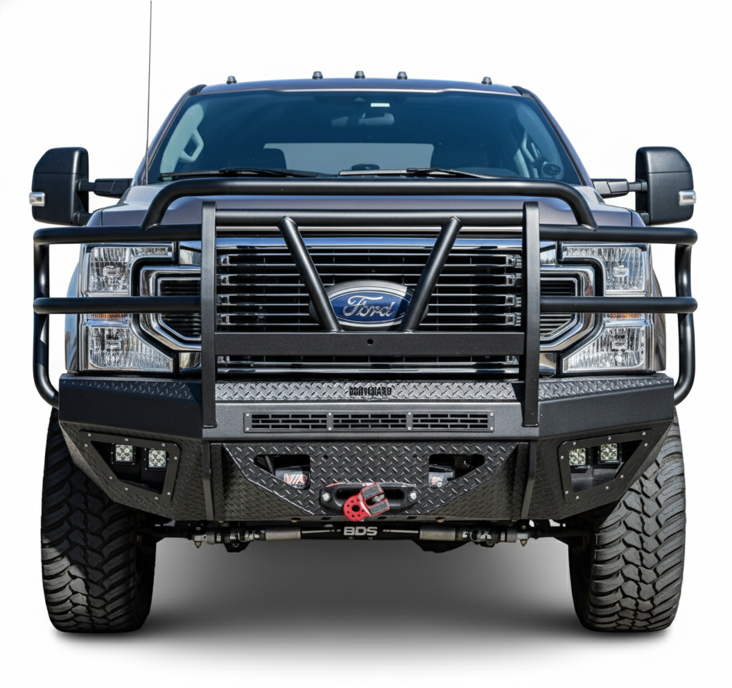 F250 Rocker Guard Bodyguard Ford F-250 Front Bumpers