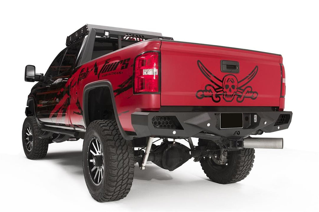 Fab Fours Vengeance Rear Bumpers For 2015-2019 Chevrolet/GMC Silverado/Sierra 2500/3500 - CH15-E3051-1