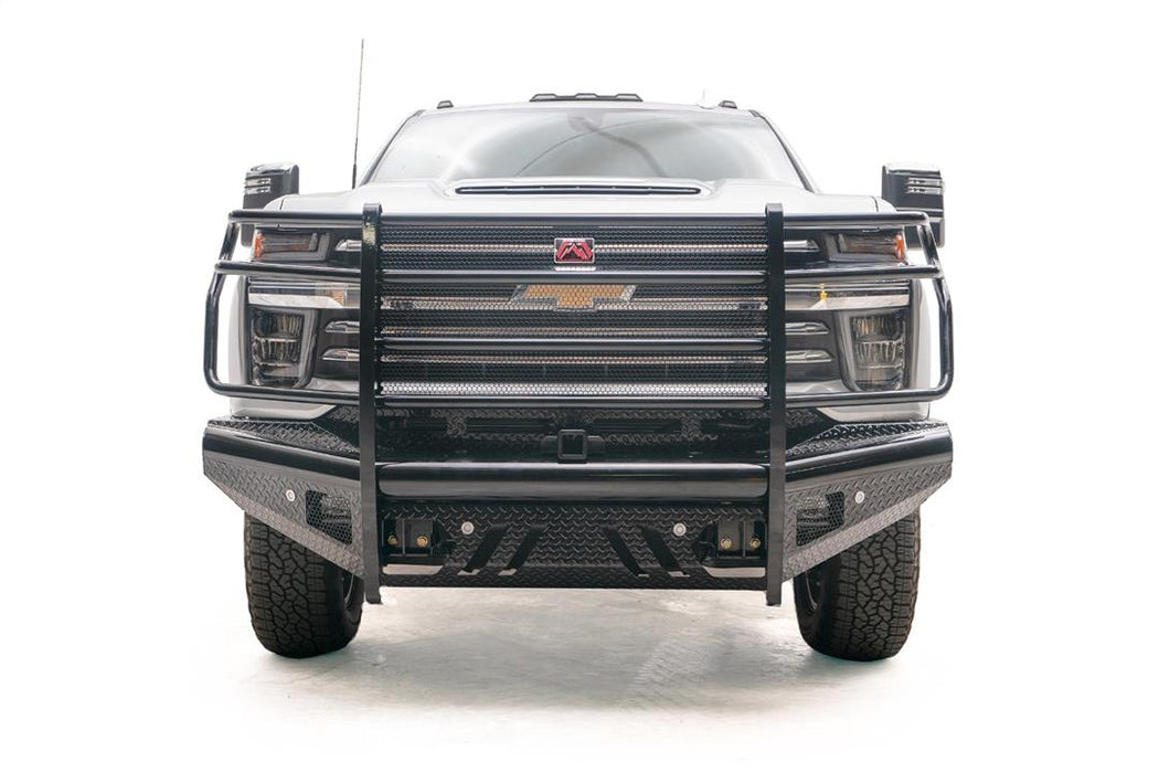 Fab Fours Black Steel Front Bumpers For 2020-2023 Chevrolet Silverado 2500/3500