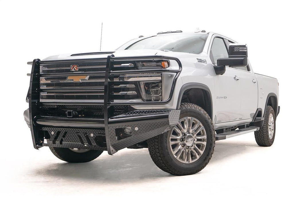 Fab Fours Black Steel Front Bumpers For 2020-2023 Chevrolet Silverado 2500/3500