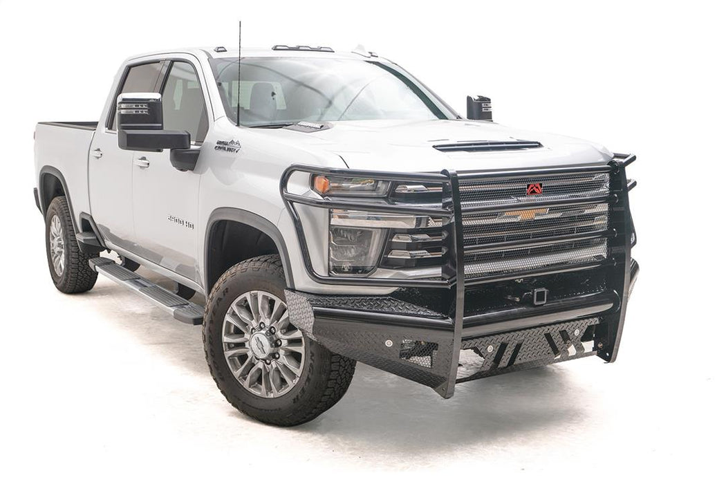 Fab Fours Black Steel Front Bumpers For 2020-2023 Chevrolet Silverado 2500/3500