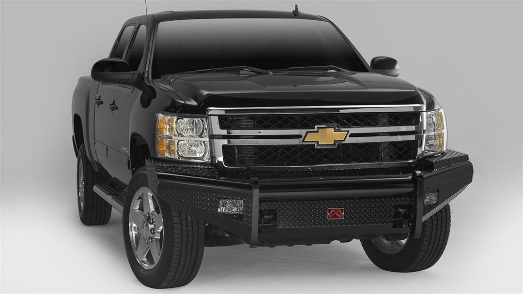Fab Fours Black Steel Front Bumpers For 2020-2023 Chevrolet Silverado 2500/3500