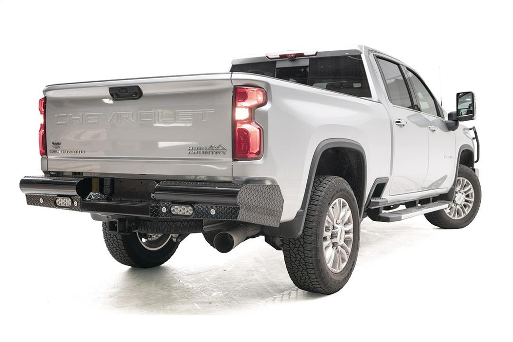 Fab Fours Black Steel Rear Bumpers