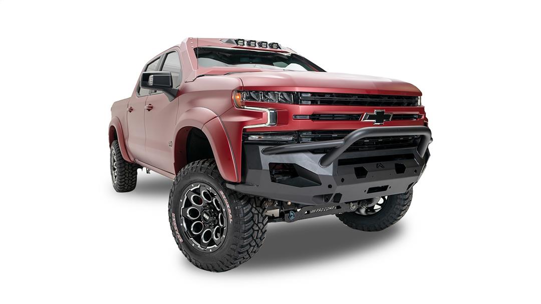 Fab Fours Matrix Front Bumpers For 2019-2021 Chevrolet Silverado 1500 & 2022 LD