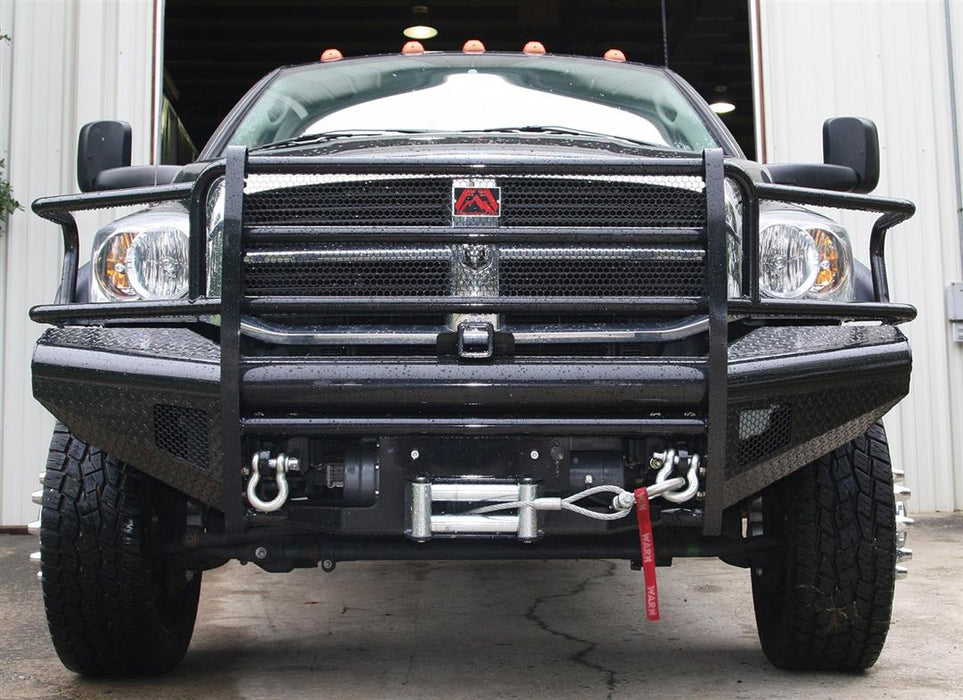 Fab Fours Black Steel Front Bumpers For 2003-2005 Dodge RAM 2500/3500
