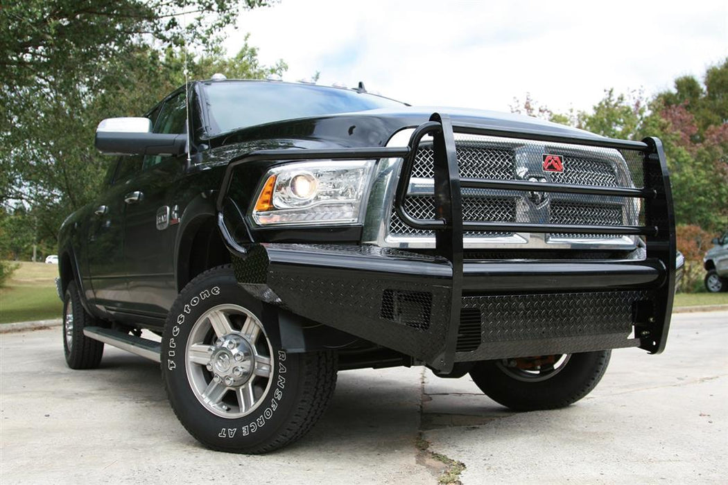 Fab Fours Black Steel Front Bumpers For 2006-2009 Dodge RAM 2500/3500