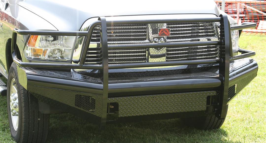 Fab Fours Black Steel Front Bumpers For 2010-2018 RAM 2500/3500