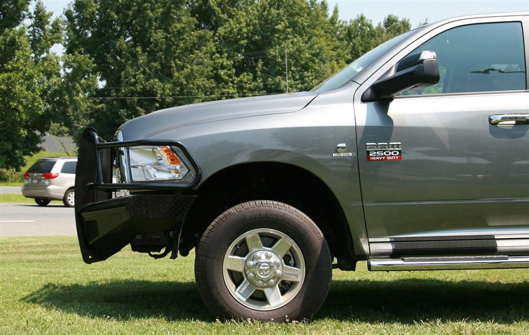 Fab Fours Black Steel Front Bumpers For 2010-2018 RAM 2500/3500