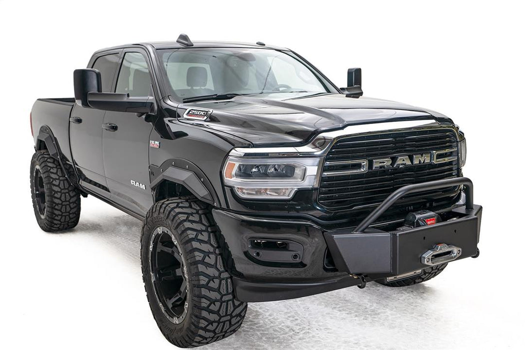 Fab Fours Winch Mount Front Bumpers For 2019-2024 RAM 2500/3500 - DR19-N4460-1