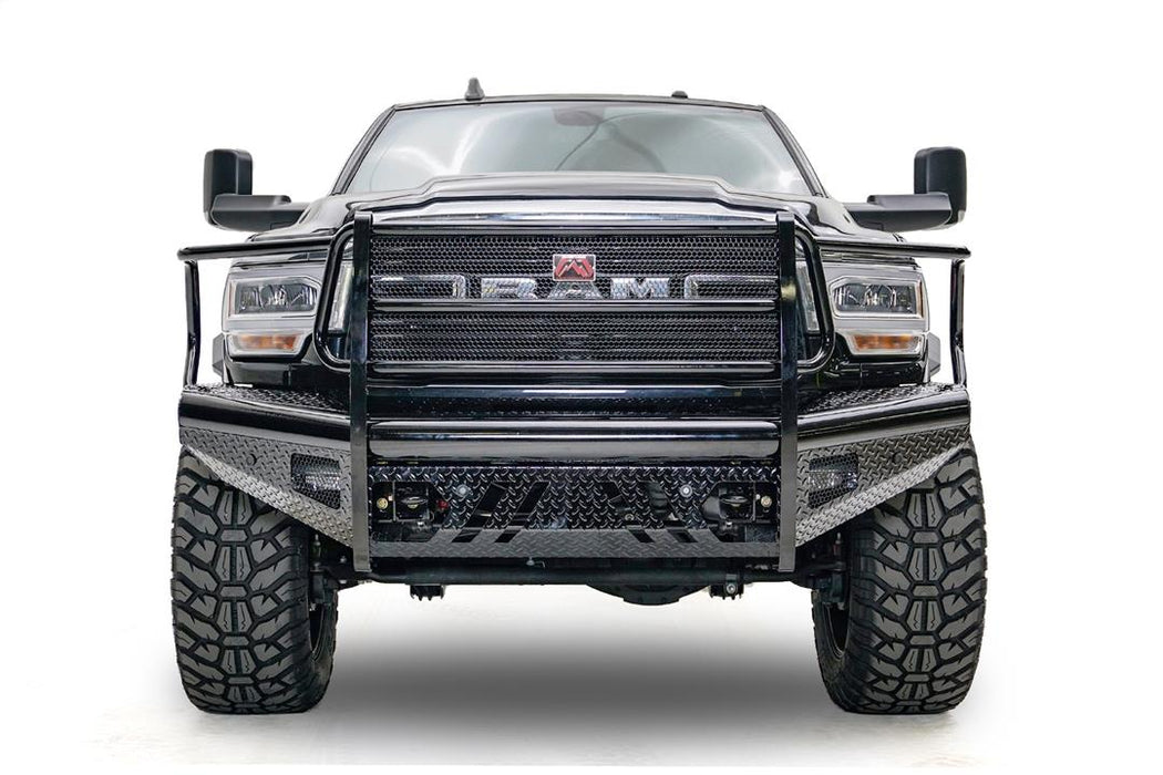 Fab Fours Black Steel Front Bumpers For 2019-2024 RAM 2500/3500