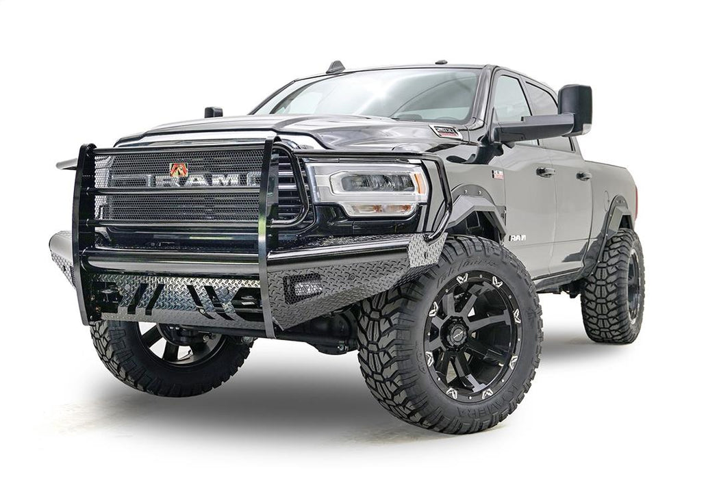 Fab Fours Black Steel Front Bumpers For 2019-2024 RAM 2500/3500
