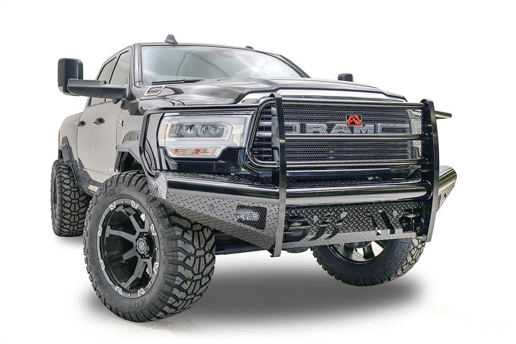Fab Fours Black Steel Front Bumpers For 2019-2024 RAM 2500/3500