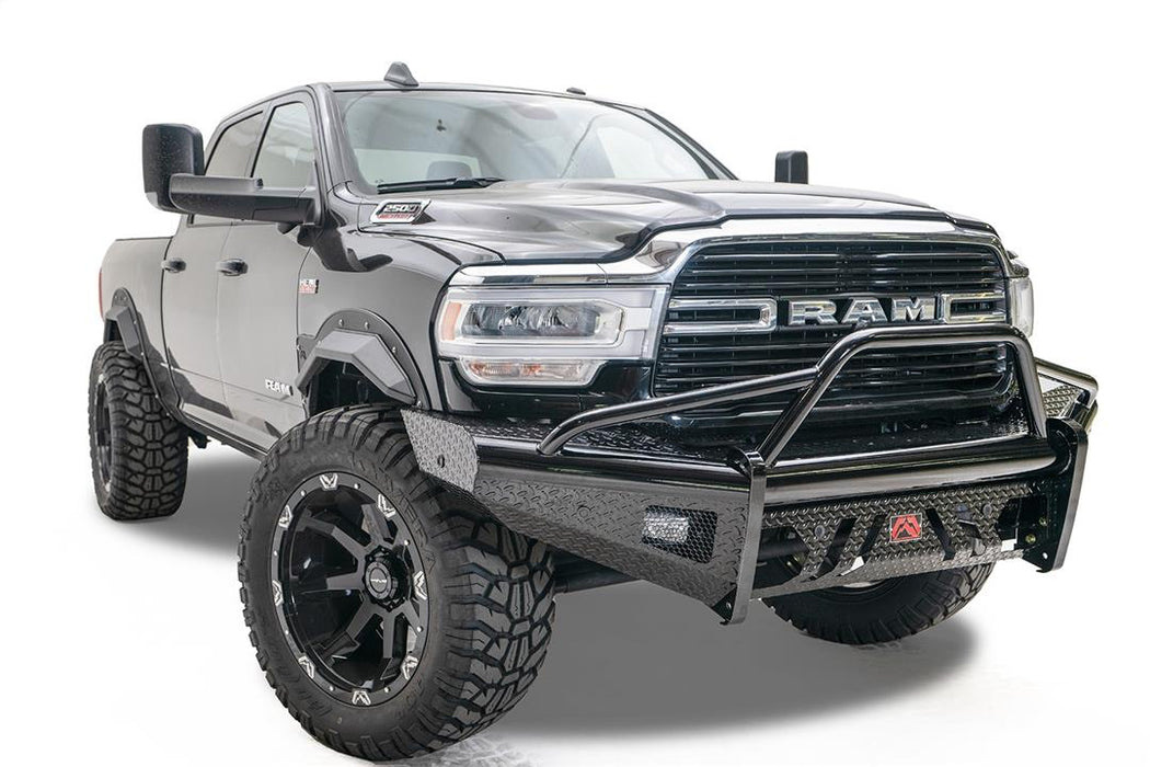 Fab Fours Black Steel Front Bumpers For 2019-2024 RAM 2500/3500