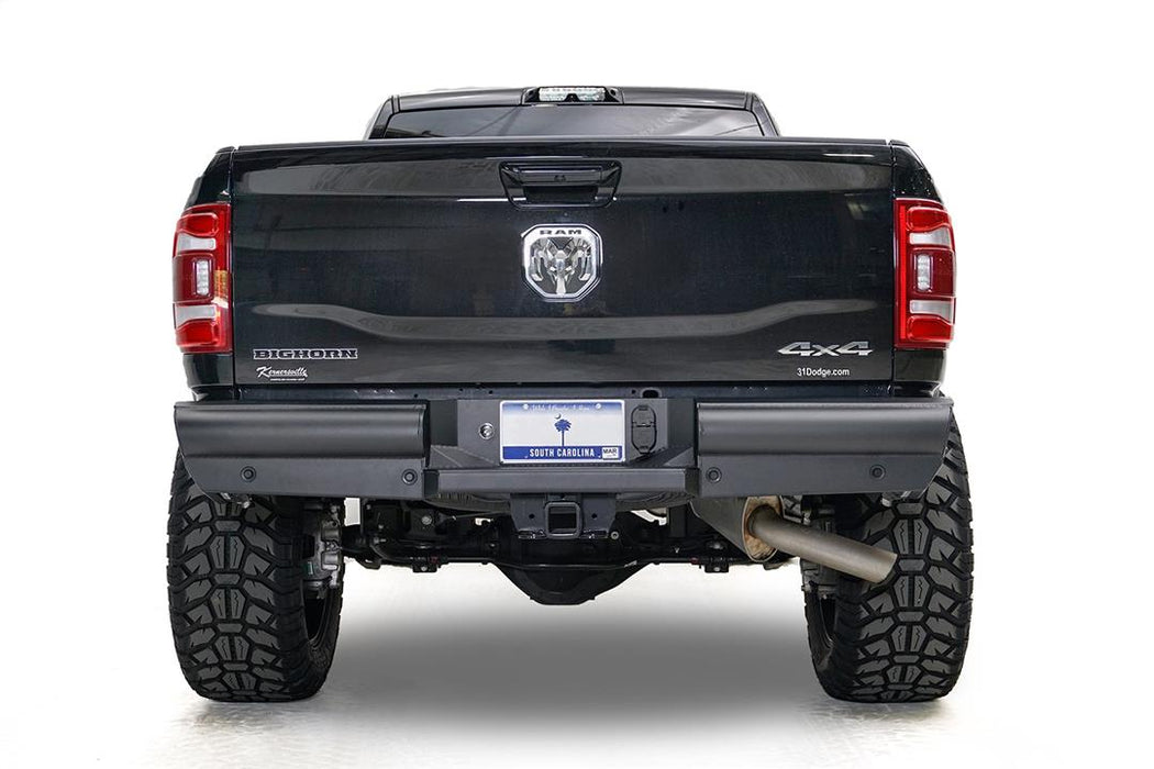 Fab Fours Black Steel Elite Rear Bumpers For 2019-2024 RAM 2500/3500 - DR19-U4450-1
