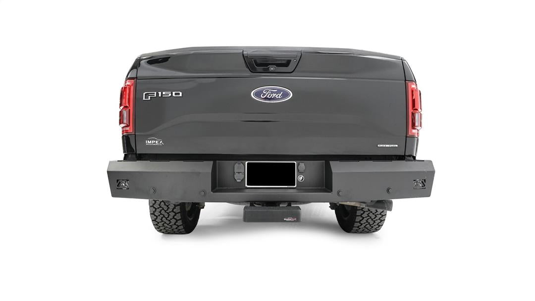 Fab Fours Red Steel Rear Bumpers
