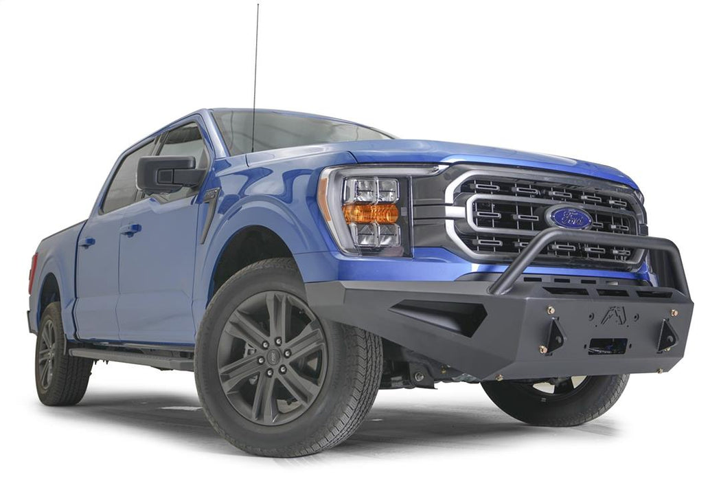 Fab Fours Red Steel Front Bumpers For 2021-2023 Ford F-150 - FF21-RS5162-1