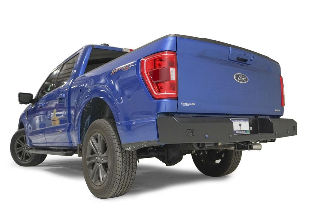 Fab Fours Red Steel Rear Bumpers For 2021-2023 Ford F-150 - FF21-RT5150-1