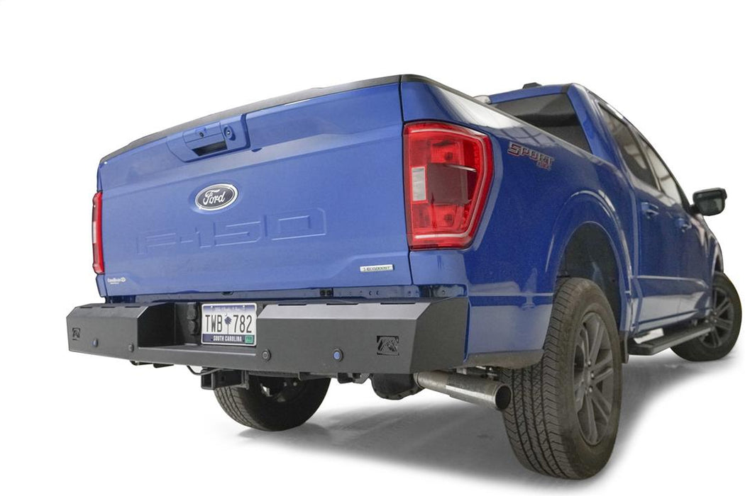 Fab Fours Red Steel Rear Bumpers For 2021-2023 Ford F-150 - FF21-RT5150-1