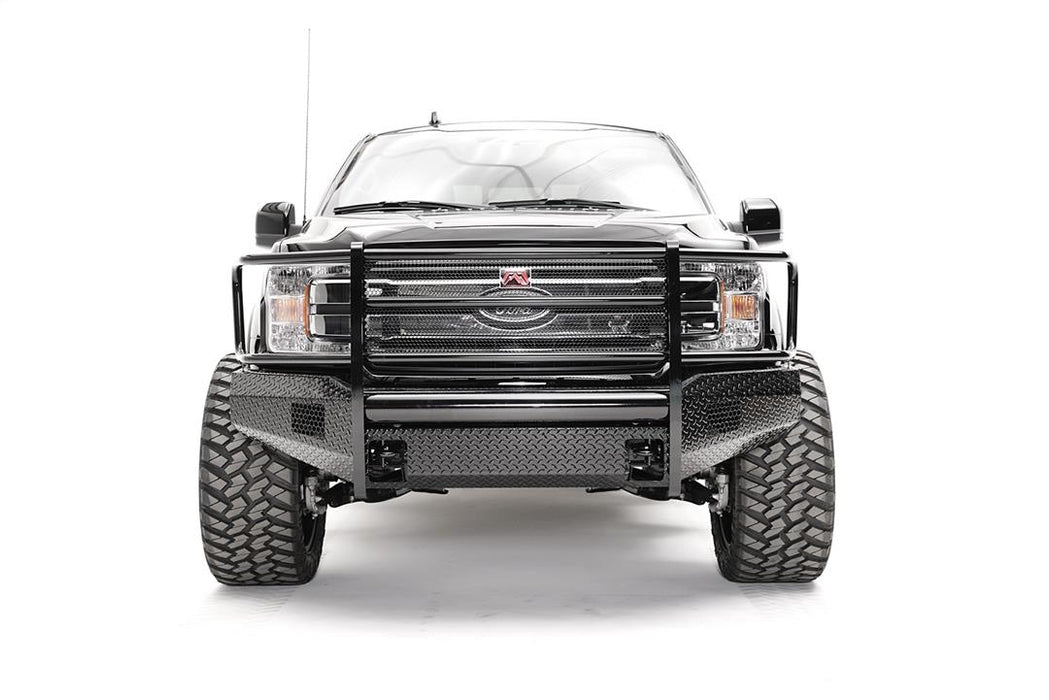 Fab Fours Black Steel Front Bumpers For 2018-2020 Ford F-150