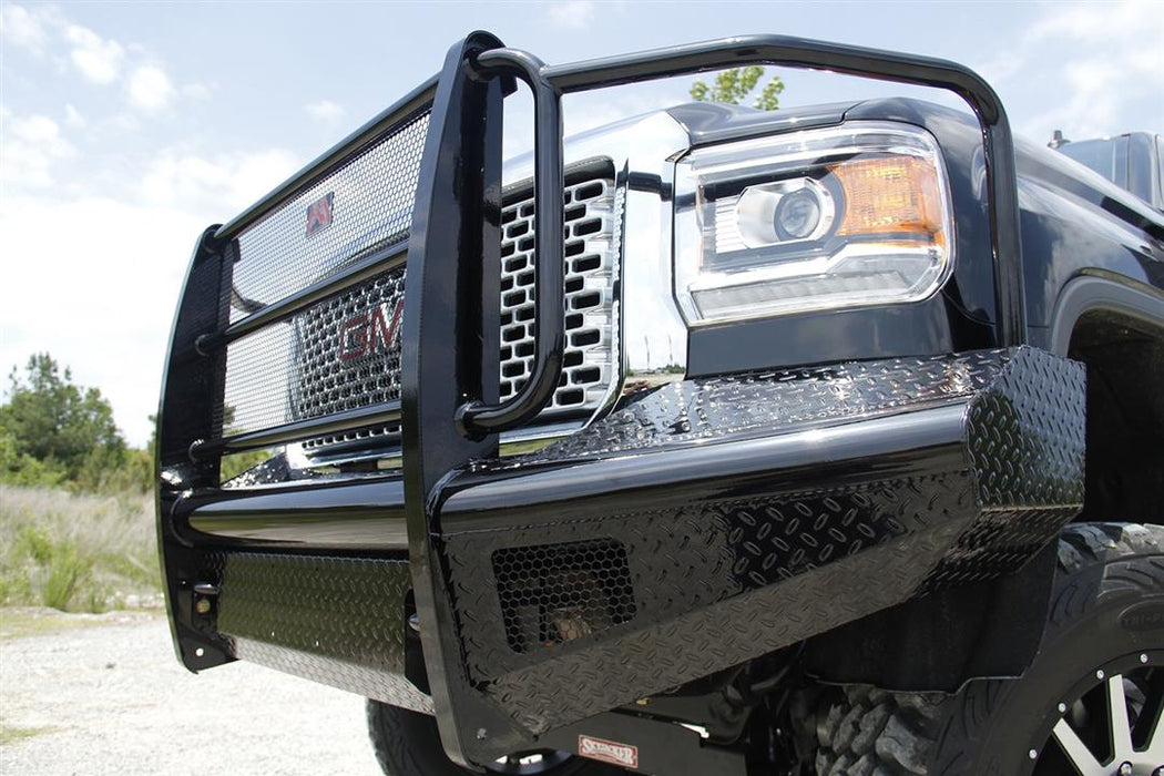 Fab Fours Black Steel Front Bumpers