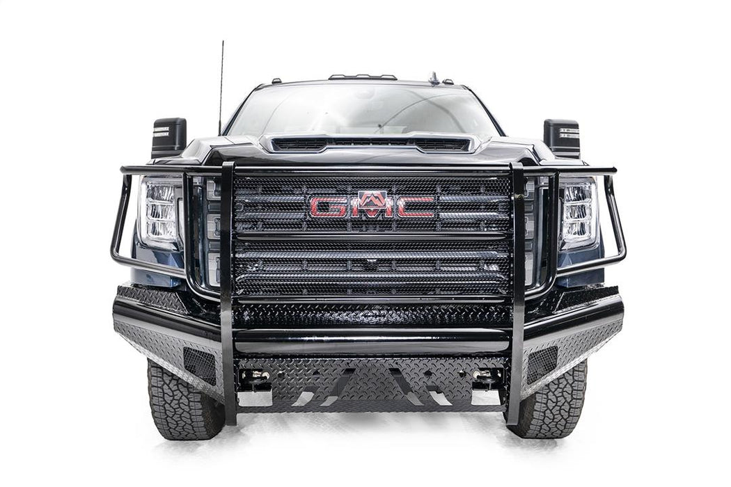 Fab Fours Black Steel Front Bumpers For 2020-2023 GMC Sierra 2500/3500