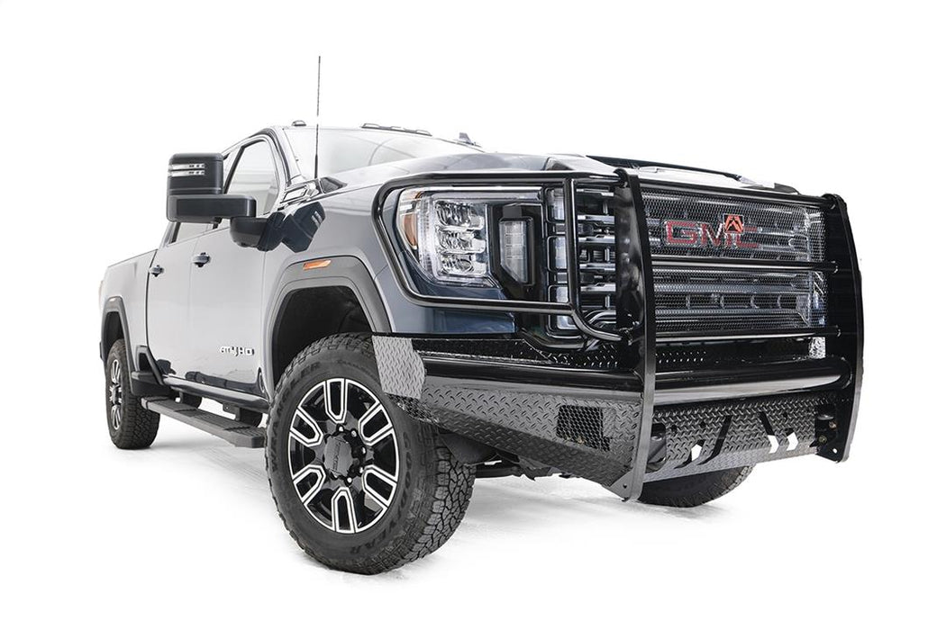 Fab Fours Black Steel Front Bumpers For 2020-2023 GMC Sierra 2500/3500