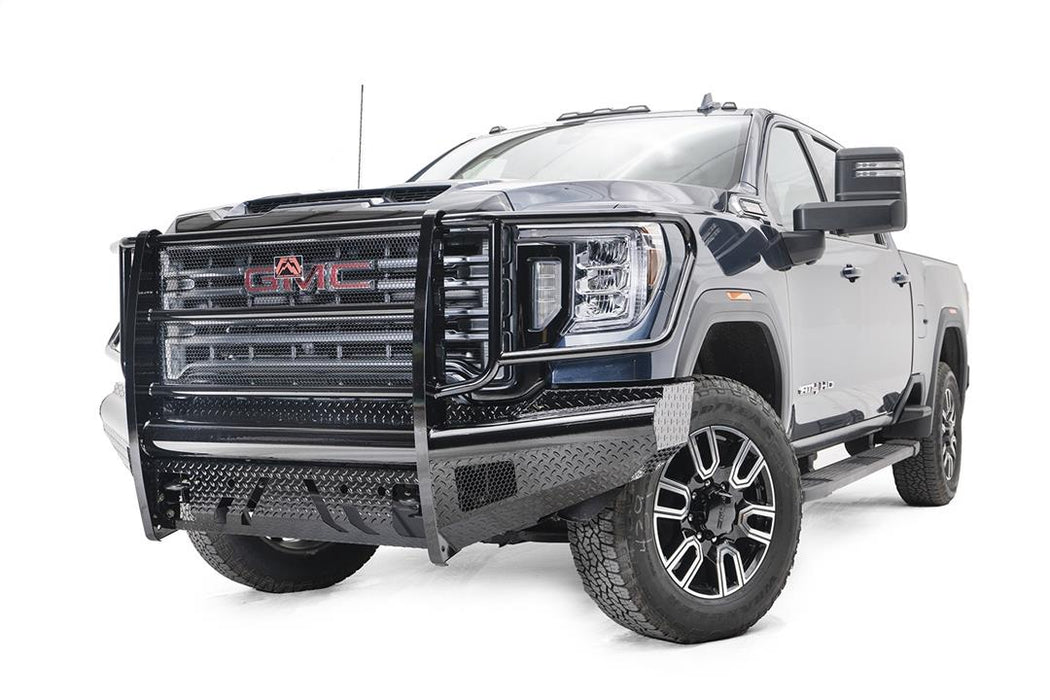 Fab Fours Black Steel Front Bumpers For 2020-2023 GMC Sierra 2500/3500