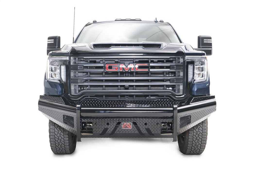 Fab Fours Black Steel Front Bumpers For 2020-2023 GMC Sierra 2500/3500