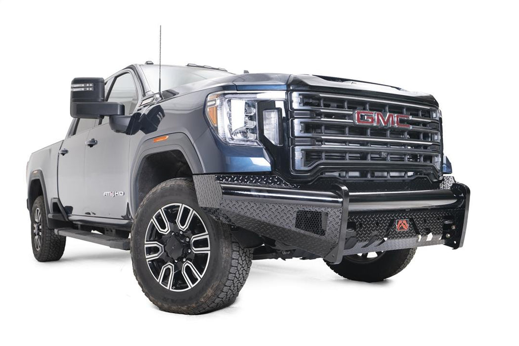 Fab Fours Black Steel Front Bumpers For 2020-2023 GMC Sierra 2500/3500