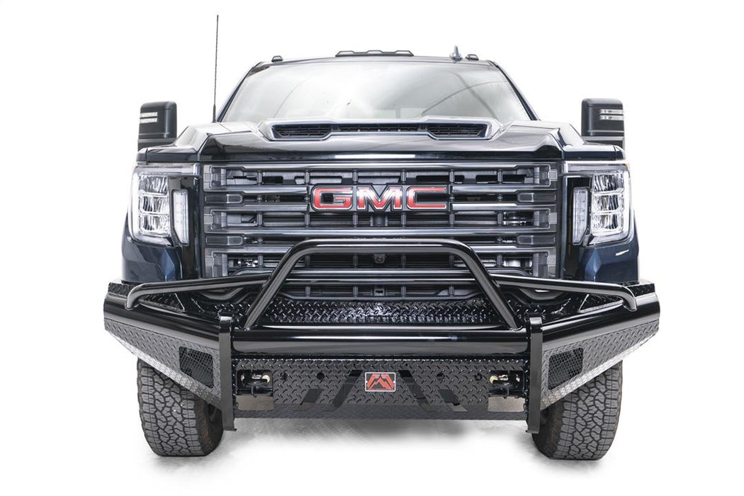 Fab Fours Black Steel Front Bumpers For 2020-2023 GMC Sierra 2500/3500