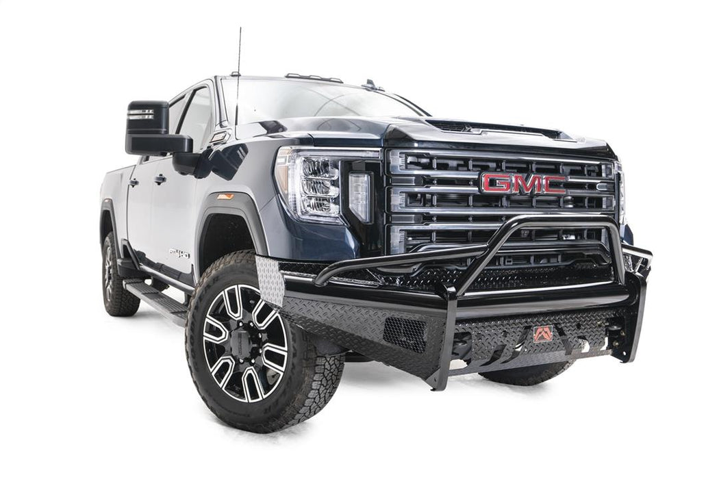 Fab Fours Black Steel Front Bumpers For 2020-2023 GMC Sierra 2500/3500