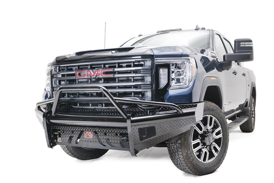 Fab Fours Black Steel Front Bumpers For 2020-2023 GMC Sierra 2500/3500