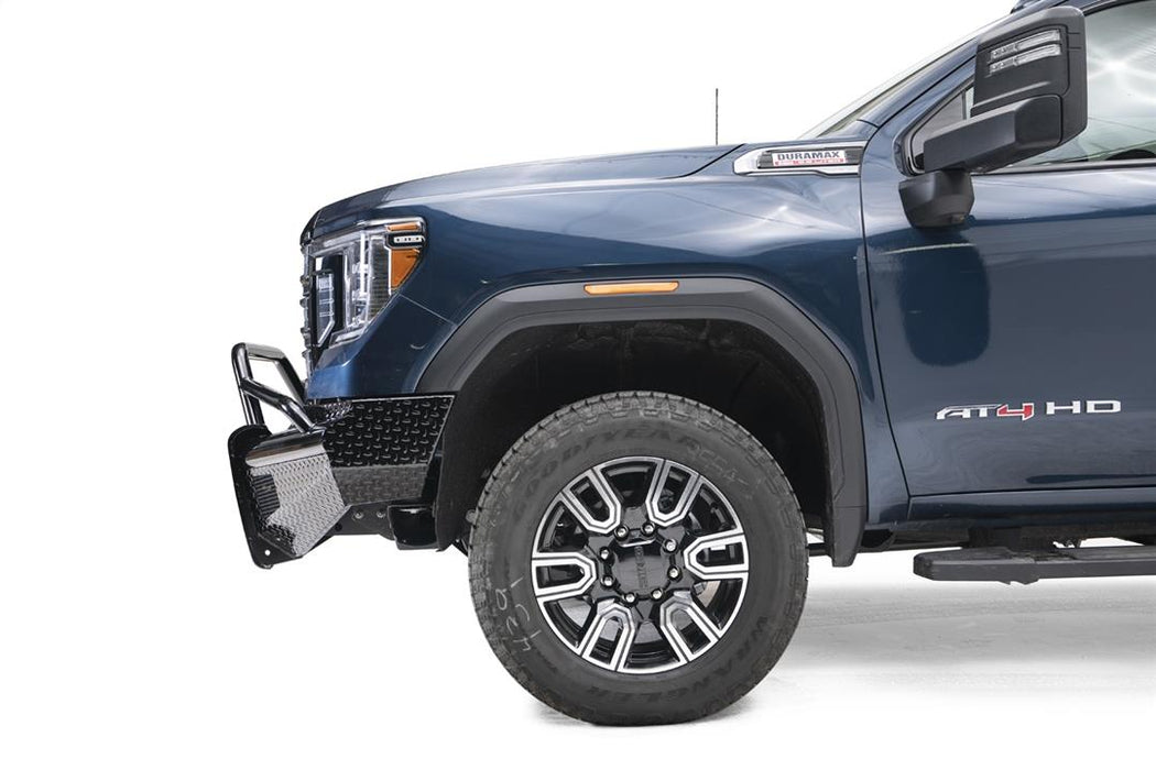Fab Fours Black Steel Front Bumpers For 2020-2023 GMC Sierra 2500/3500