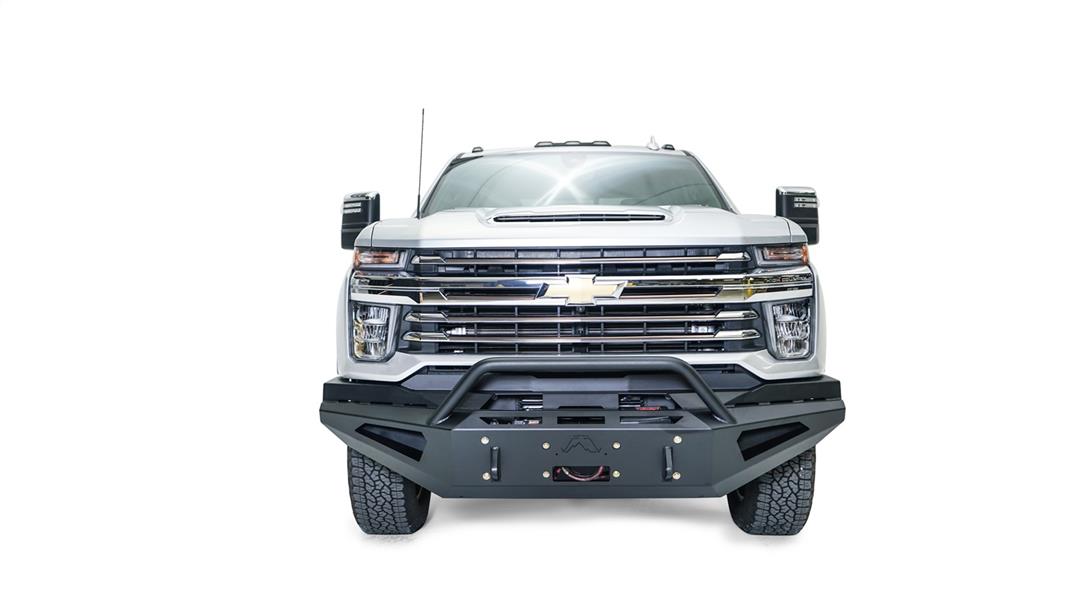 Fab Fours Red Steel Front Bumpers For 2020-2023 Chevrolet Silverado 2500/3500 - CH20-RS4962-1