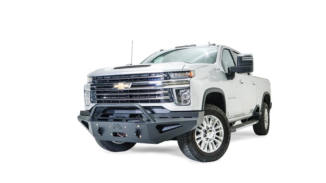 Fab Fours Red Steel Front Bumpers