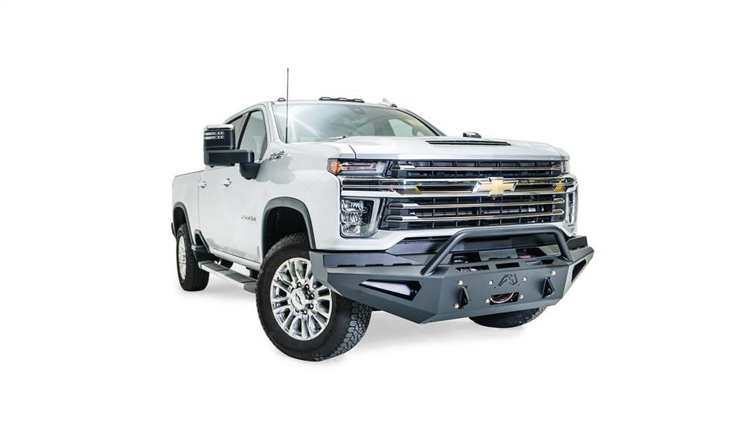 Fab Fours Red Steel Front Bumpers
