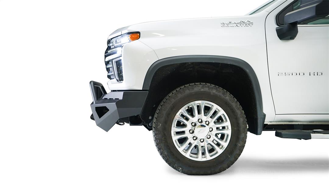 Fab Fours Red Steel Front Bumpers For 2020-2023 Chevrolet Silverado 2500/3500 - CH20-RS4962-1