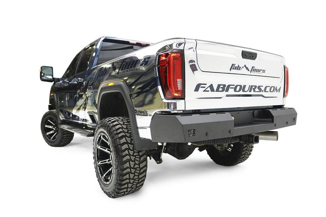 Fab Fours Red Steel Rear Bumpers For 2020-2026 Chevrolet/GMC Silverado/Sierra 2500/3500 - CH20-RT4950-1