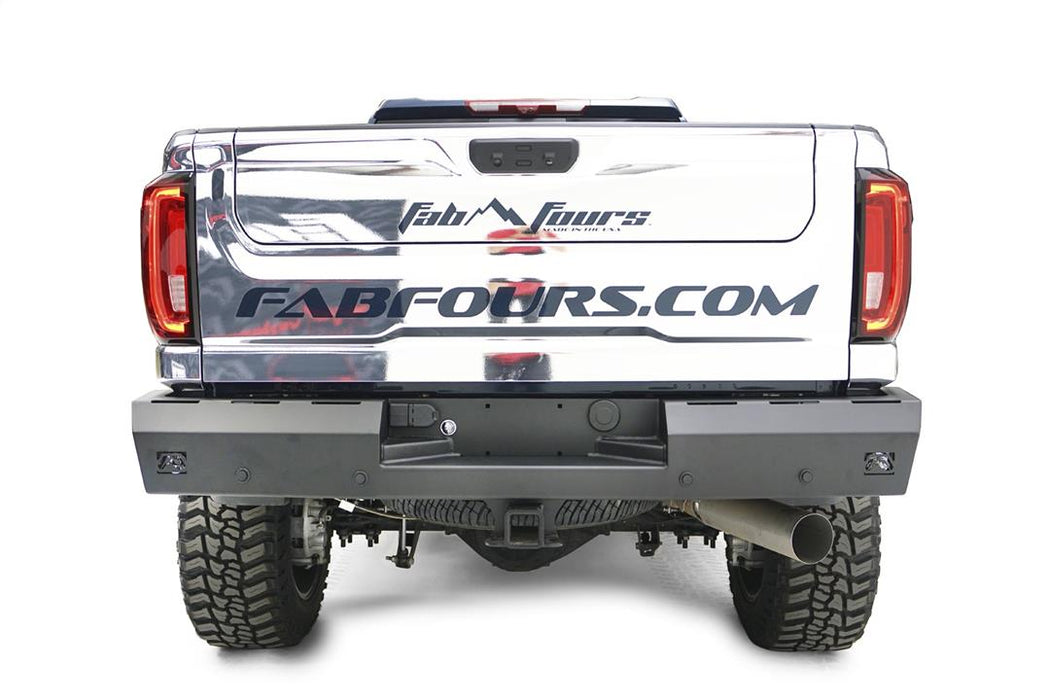 Fab Fours Red Steel Rear Bumpers For 2020-2026 Chevrolet/GMC Silverado/Sierra 2500/3500 - CH20-RT4950-1