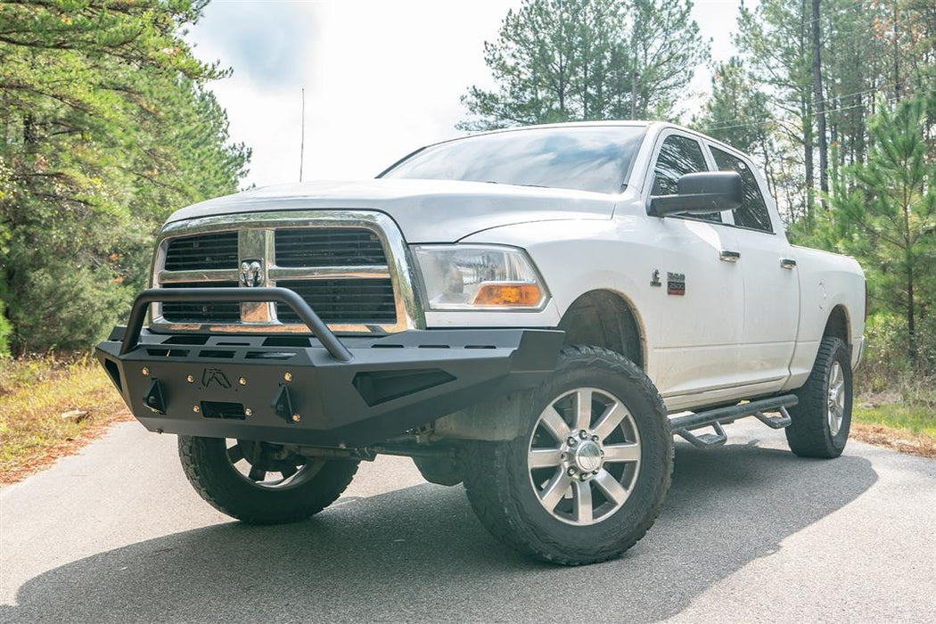 Fab Fours Red Steel Front Bumpers For 2010-2018 RAM 2500/3500 - DR10-RS2962-1