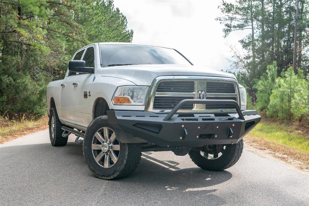 Fab Fours Red Steel Front Bumpers For 2010-2018 RAM 2500/3500 - DR10-RS2962-1