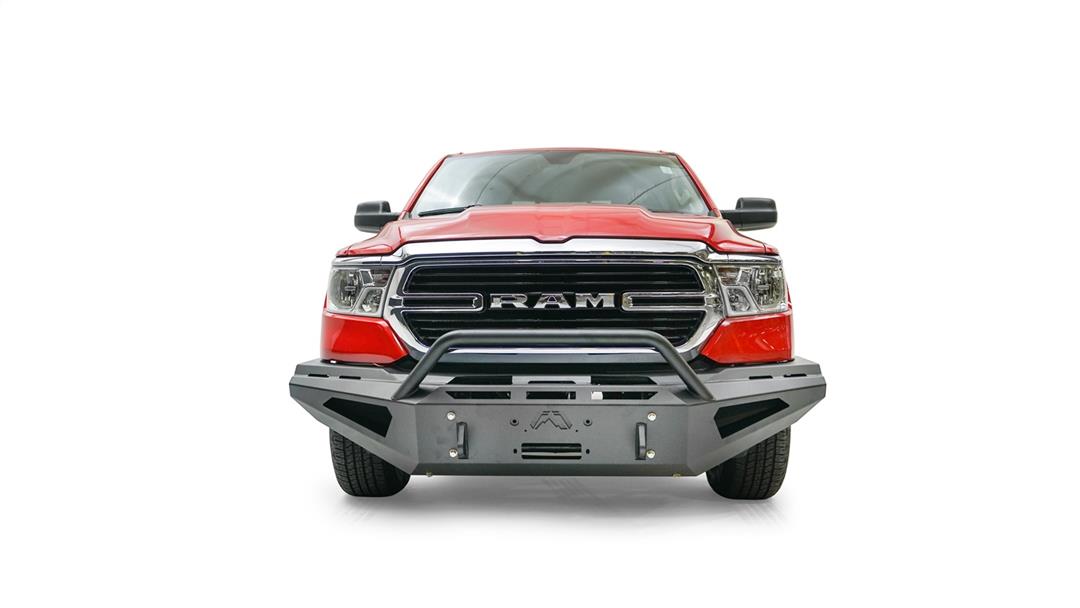 Fab Fours Red Steel Front Bumpers For 2019-2026 RAM 1500 - DR19-RS4262-1