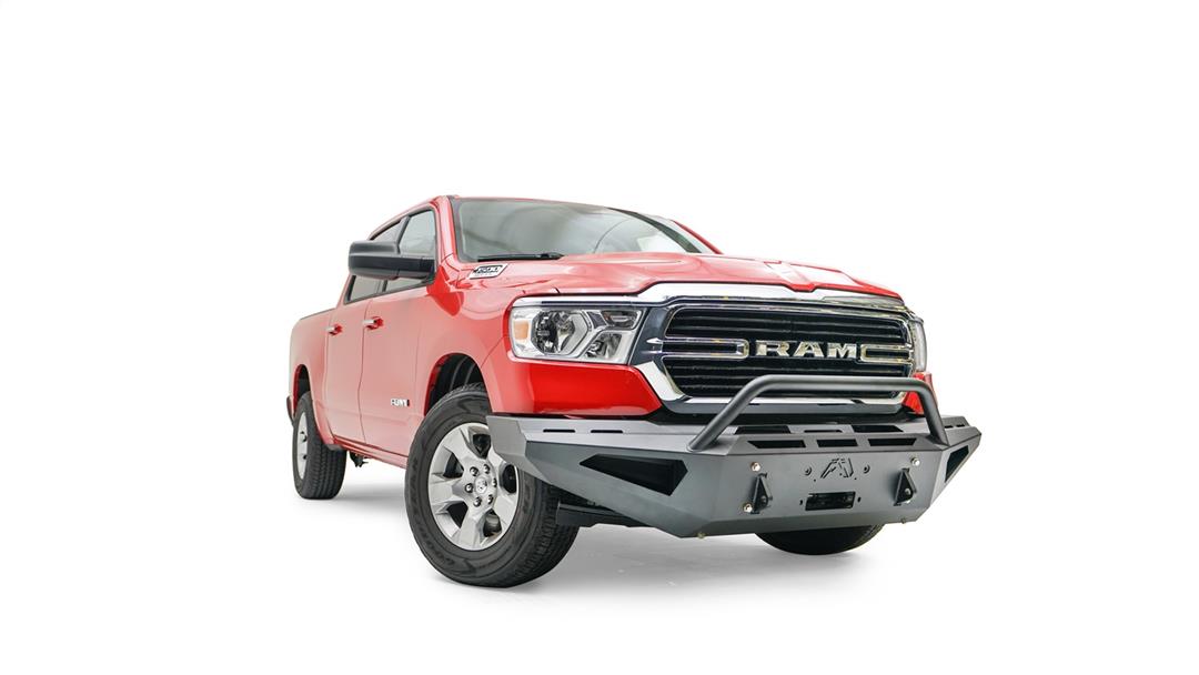 Fab Fours Red Steel Front Bumpers