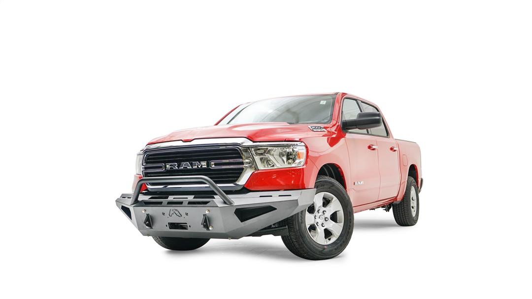 Fab Fours Red Steel Front Bumpers For 2019-2026 RAM 1500 - DR19-RS4262-1