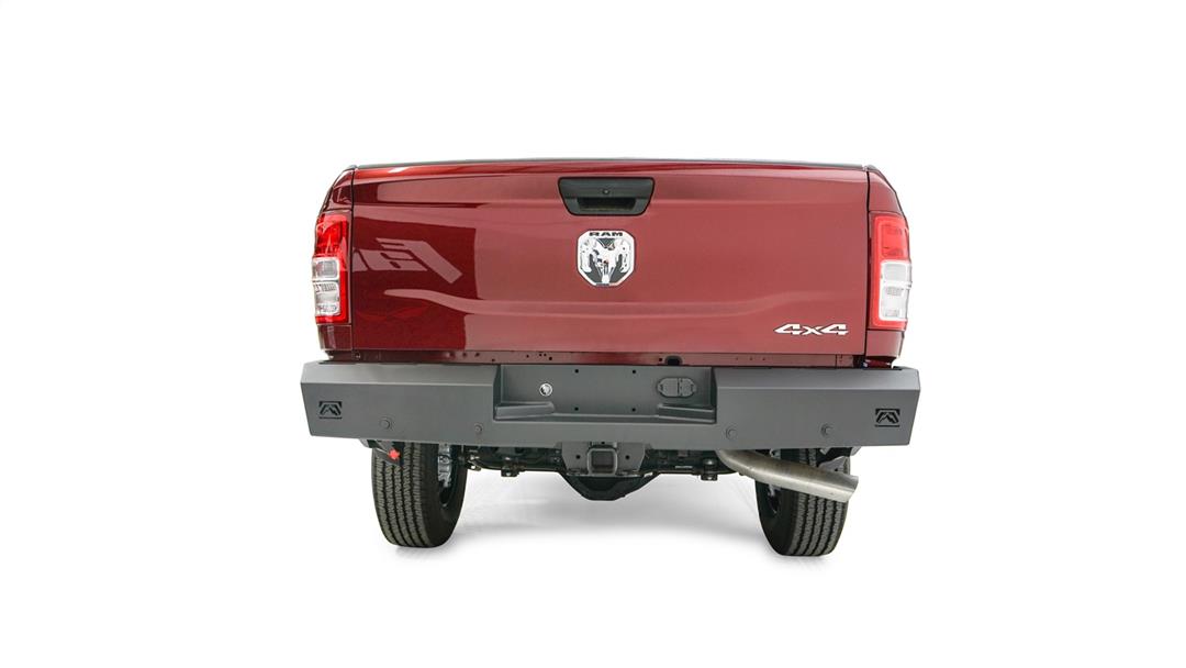 Fab Fours Red Steel Rear Bumpers