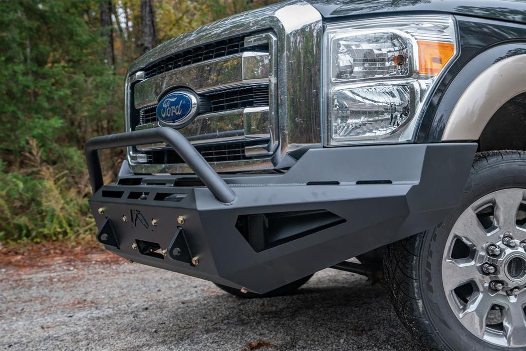 Fab Fours Red Steel Front Bumpers