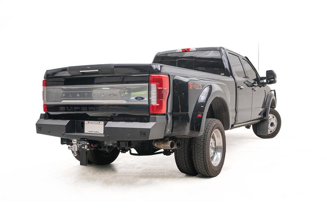Fab Fours Red Steel Rear Bumpers For 2017-2022 Ford F-250/350 - FS17-RT4150-1